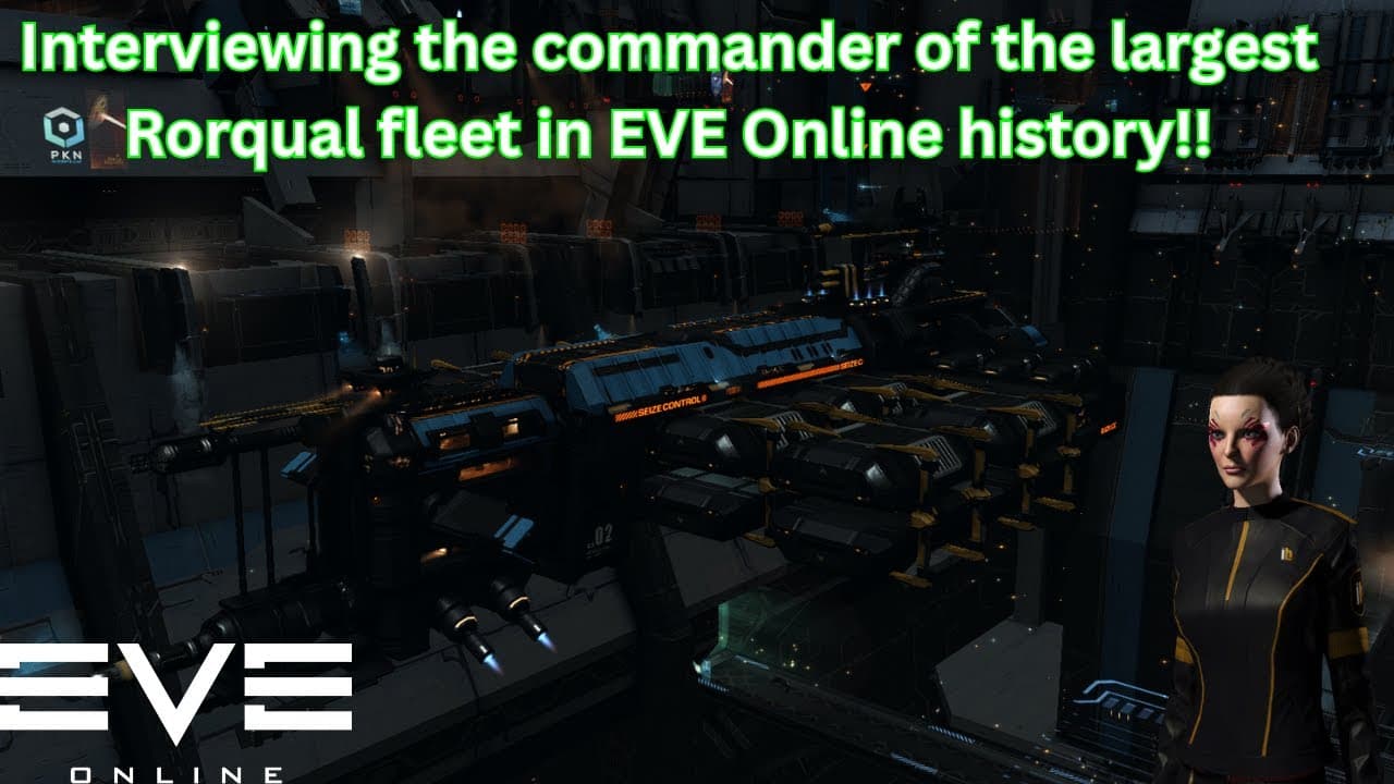 The Woman Behind the LARGEST Rorqual Fleet EVE Online Has EVER Seen