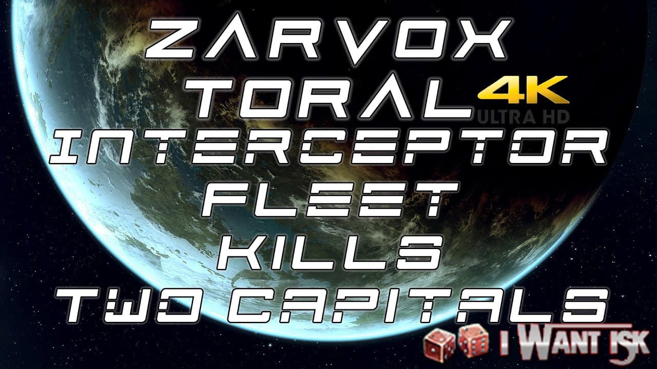 [Eve Online] Interceptor Fleet Kills Two Capitals