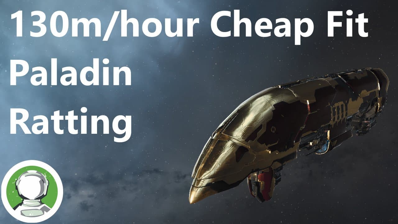 Eve Online - 130m/h, The King of EM Ratting Ship!!! Paladin Cheap Fit