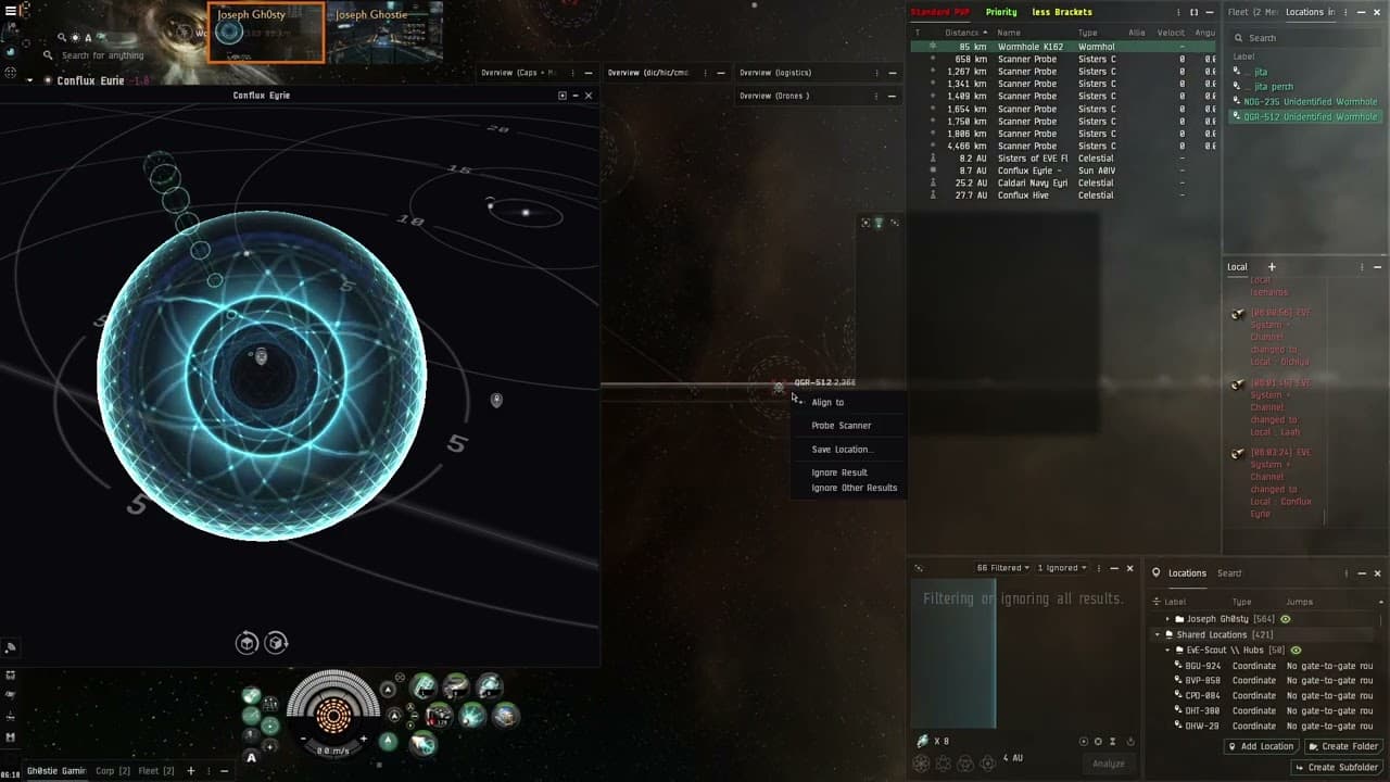Eve Online Tutorial:  Making perches for Drifter Wormholes