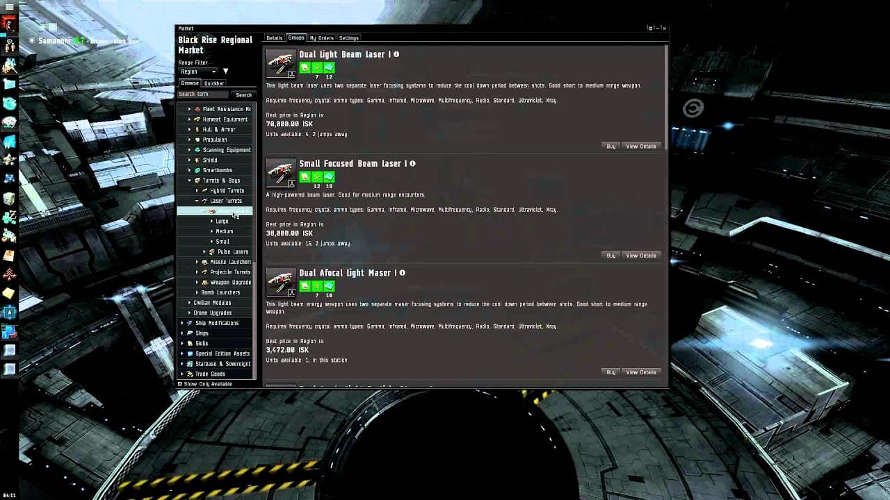 EVE 101, the basics of weapons