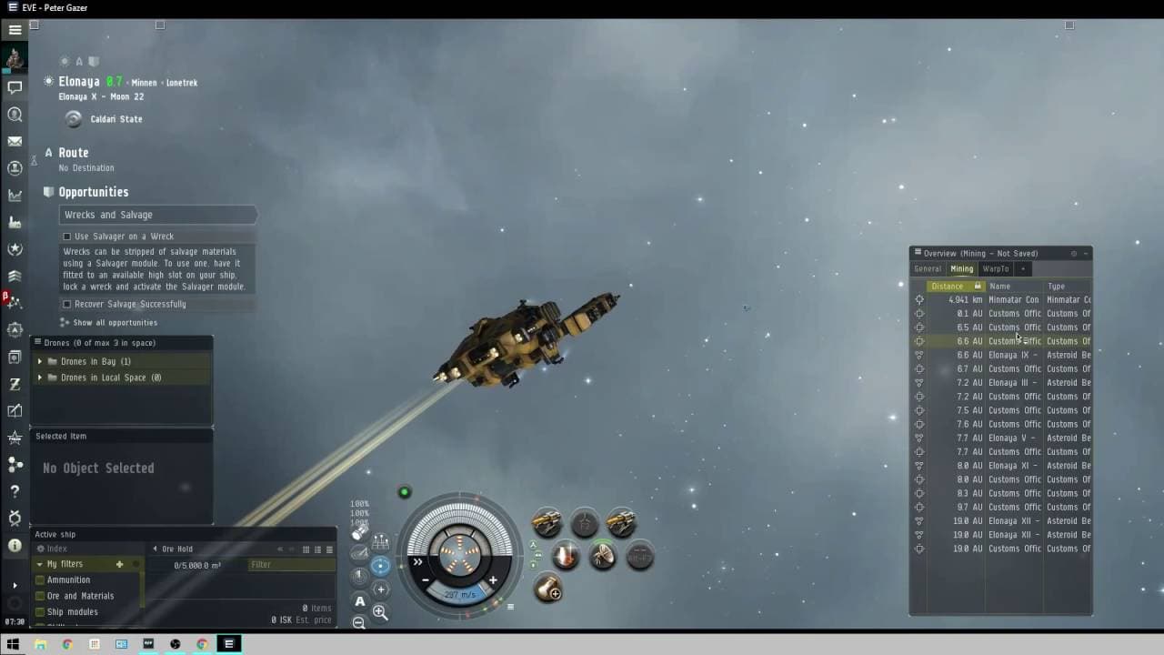 EVE Online: Day 6 Mining like a mofo