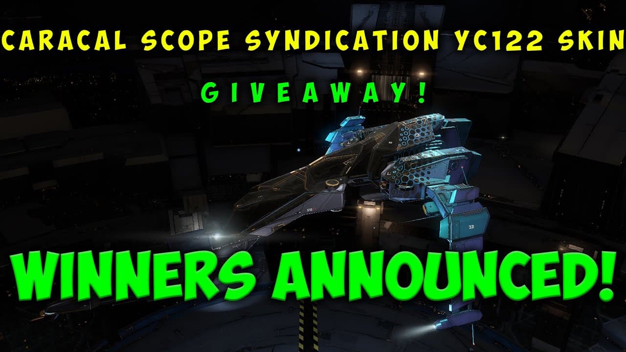 Caracal Scope Syndication YC122 SKIN Giveaway results - EVE Online