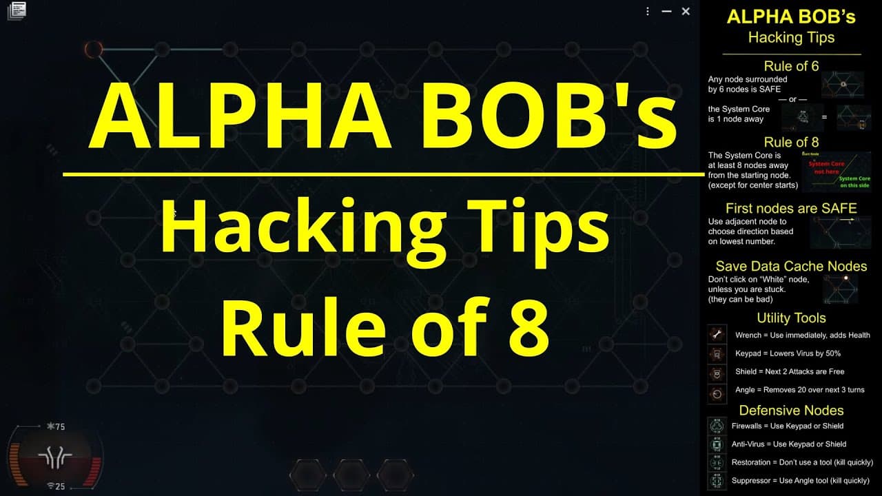 EVE ONLINE - Alpha Bob's Hacking Tips #2 - Rule of 8