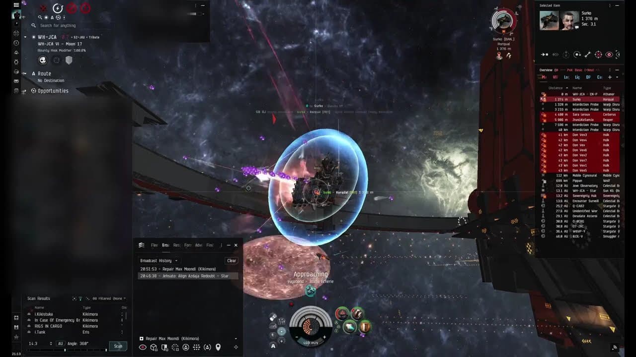 Eve Online - INIT Hunts WinterCo Rorqual & Gets a Good Fight (2025-11-27)