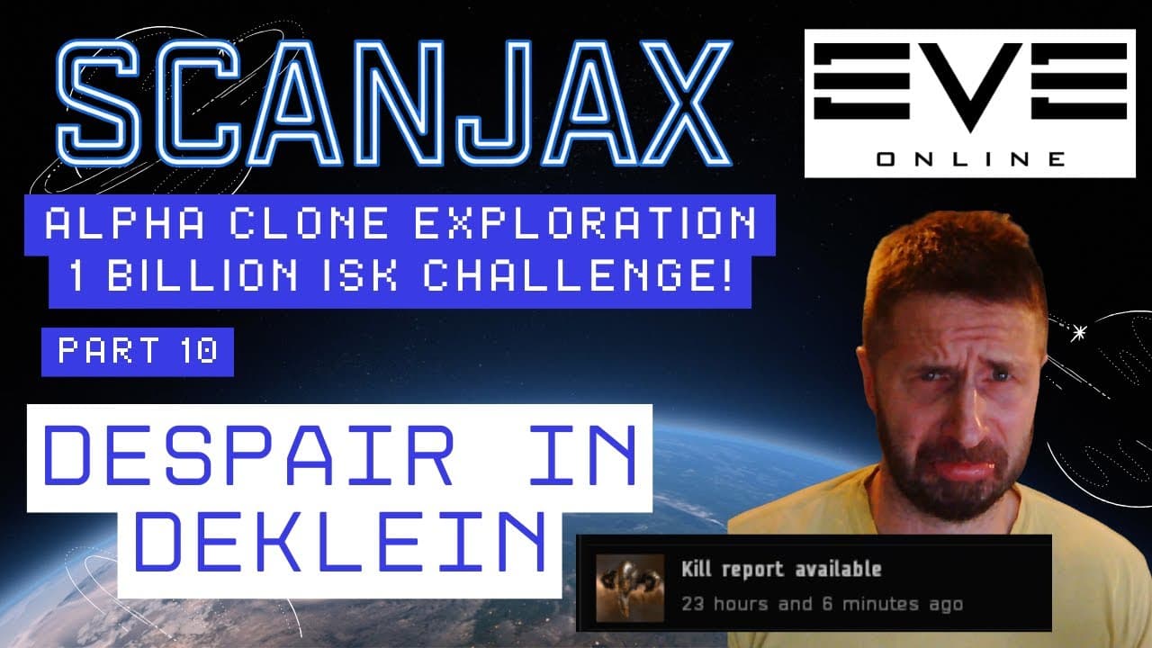 🚀 1 BILLION ISK EXPLORATION CHALLENGE | EVE Online Alpha Clone - Ep10 DESPAIR IN DELKEIN :(