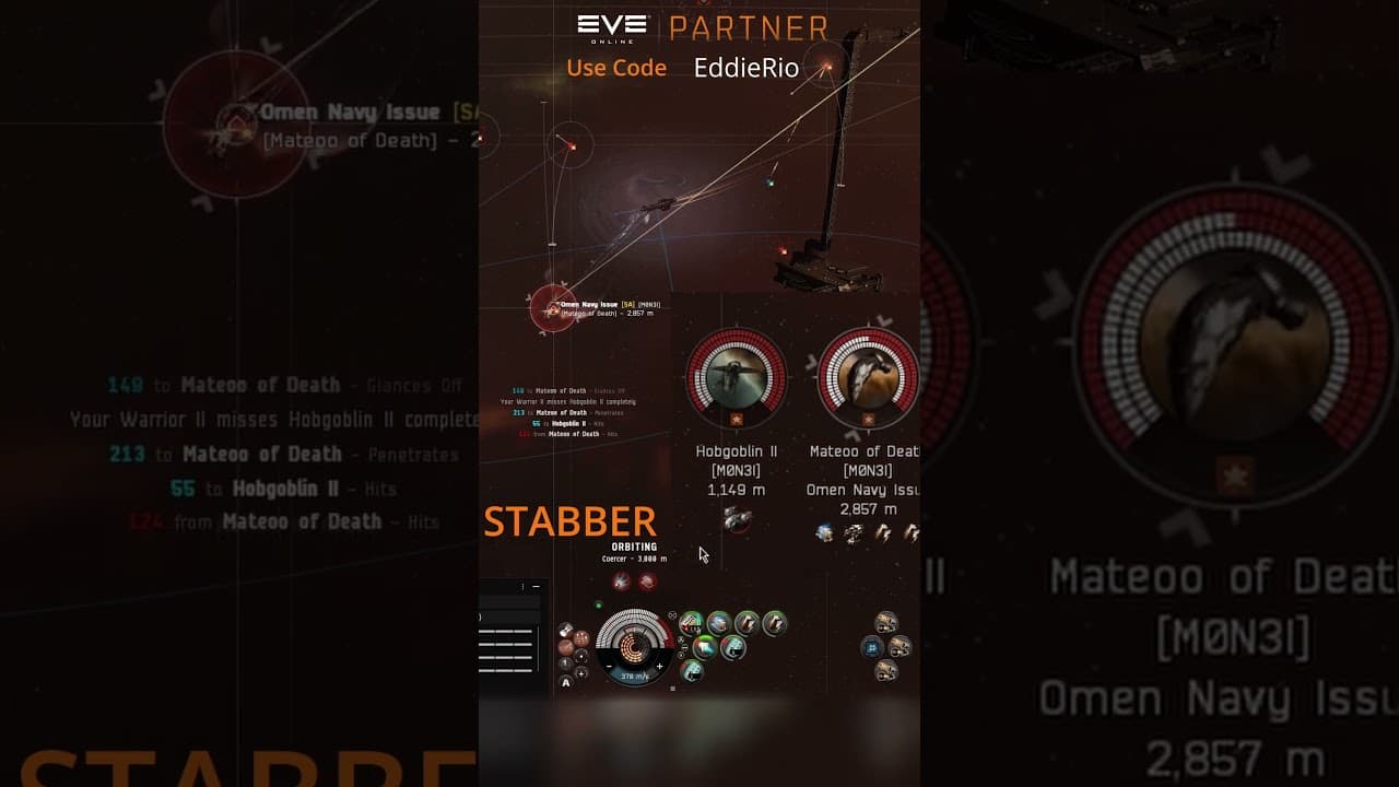 Stabber Vs Omen Navy Issue #eveonline #eve #evepvp