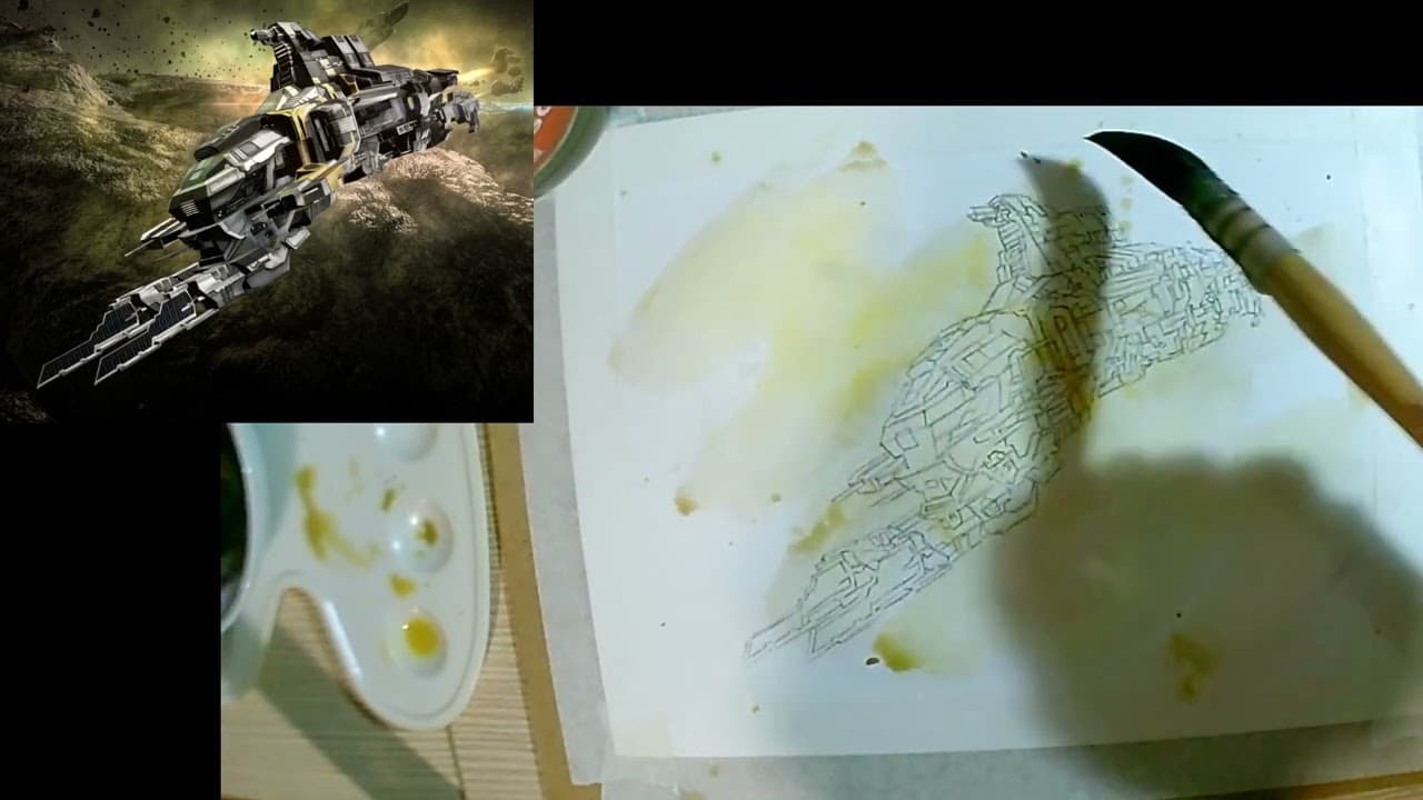 Twitch stream Loki painting