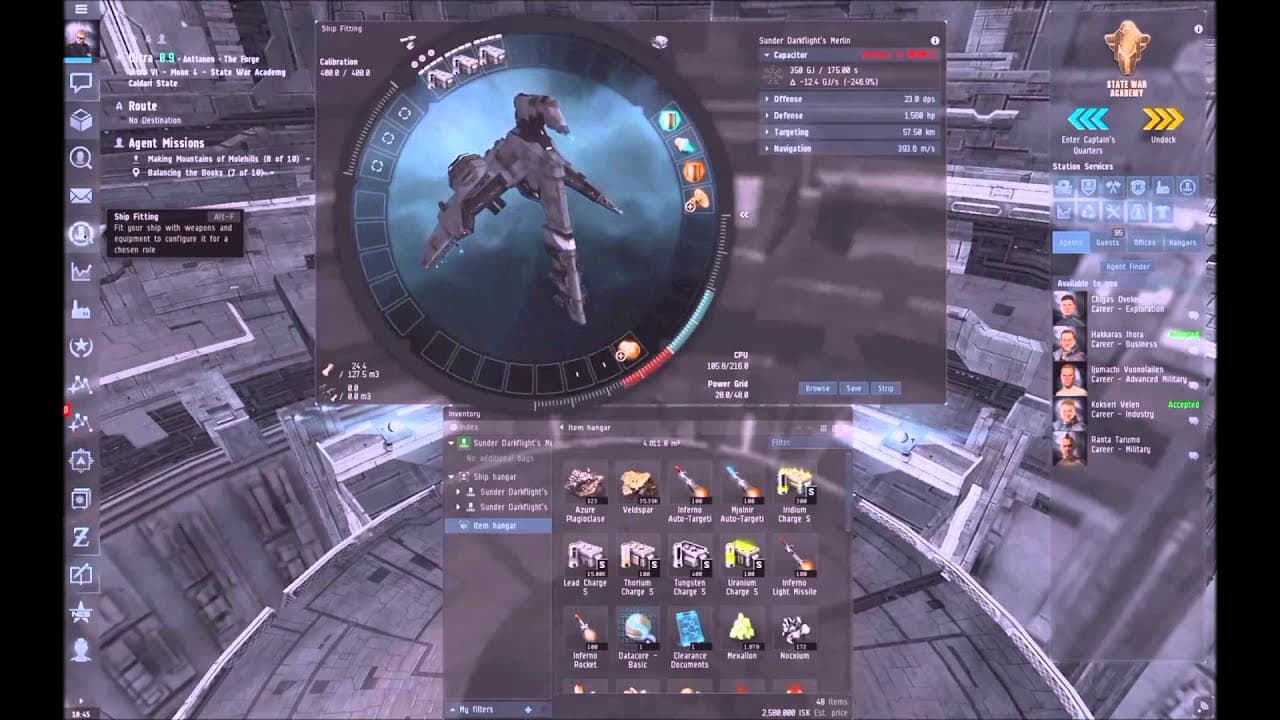 Let's Play Eve Online - Ep 18 - Industry Career Mission 8 & Business Career Mission 7