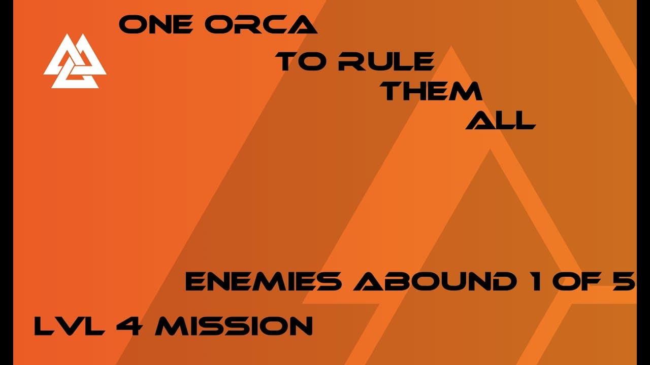 EvE Online | #PvE | One Orca to rule them All | Lvl 4 mission Enemies Abound 1 of 5