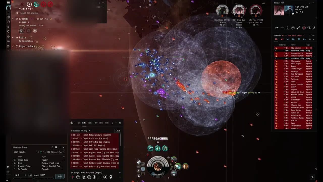EVE Online - QRF Scramble: Skyhook Lost, INIT Holds the Grid (2025-11-12)