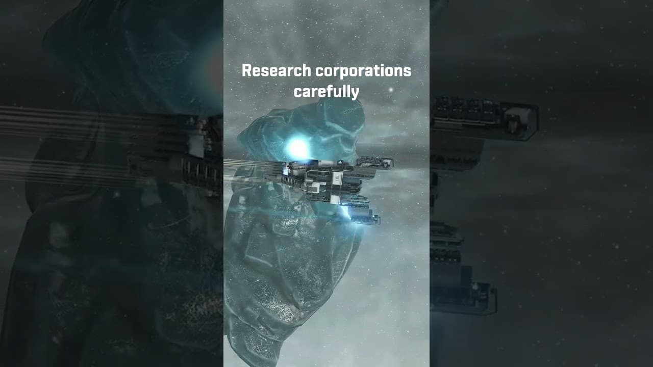 Research corporations carefully  #eveonline #gaming