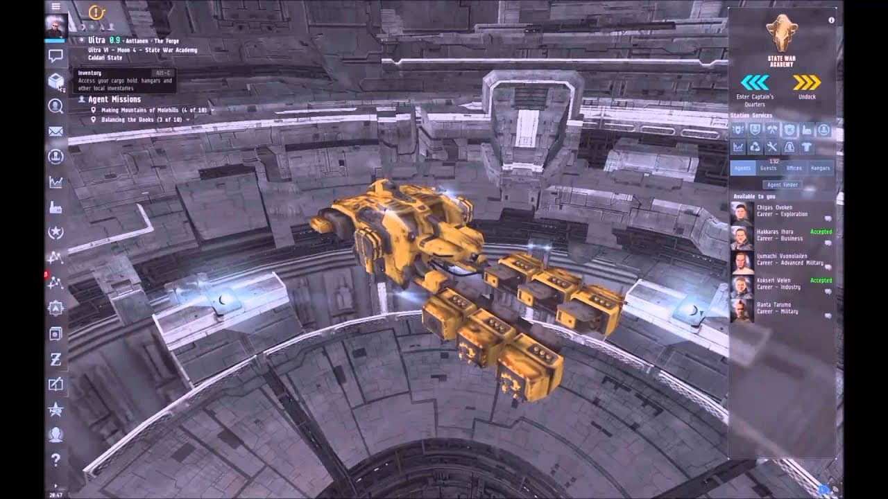 Let's Play Eve Online - Ep 14 - Industry Career Mission 4 & Business Career Mission 3