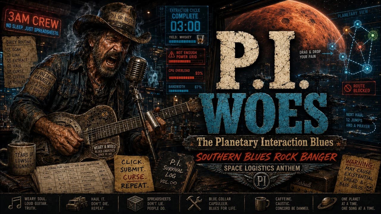 P.I. Woes | Eve Online Planetary Industry Song