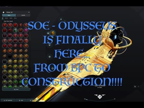SOE Odysseus - From BPC to FIT&SKINR. The DAY has COME!!!
