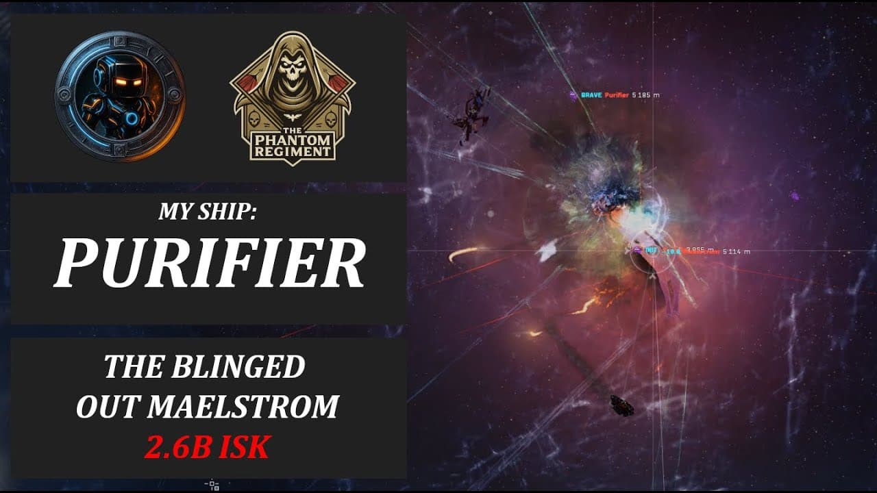 Blinged out Maelstrom get hunted - Eve Online PvP