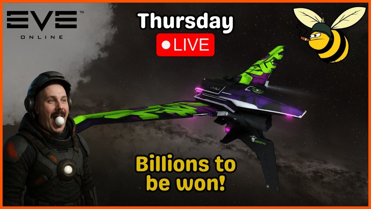 EVE Online : LIVE | 🐝 | Titan Day! | Giveaways | Goons | !fit