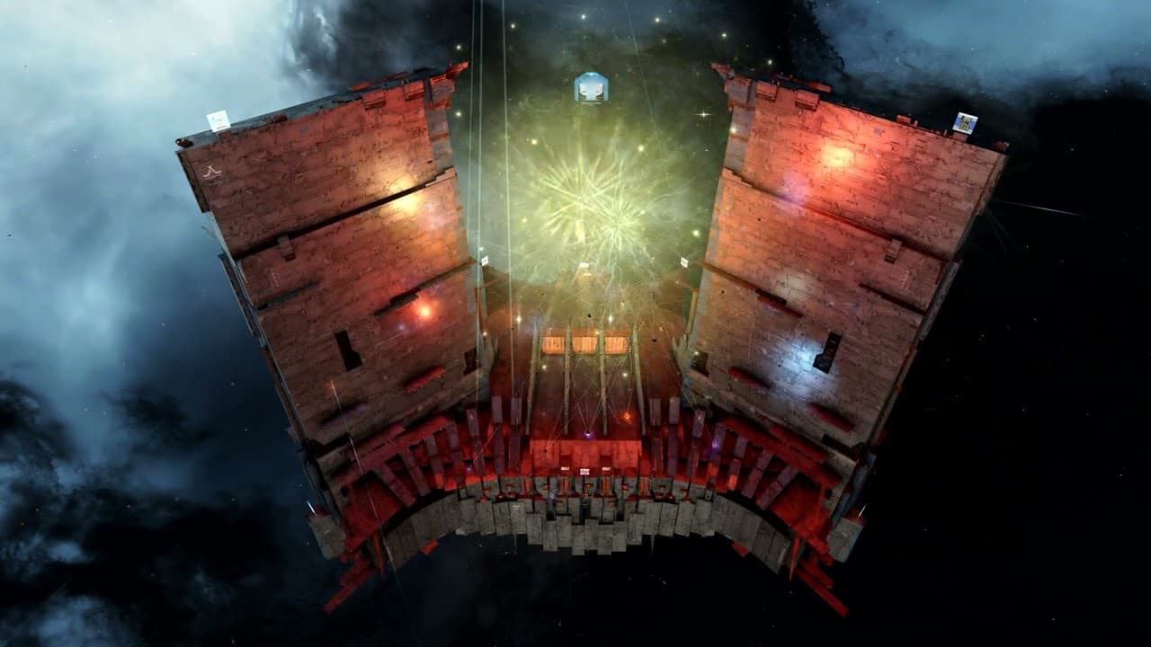 Destruction of Tranquility Trading Tower - Hull Timer (Timelapse)