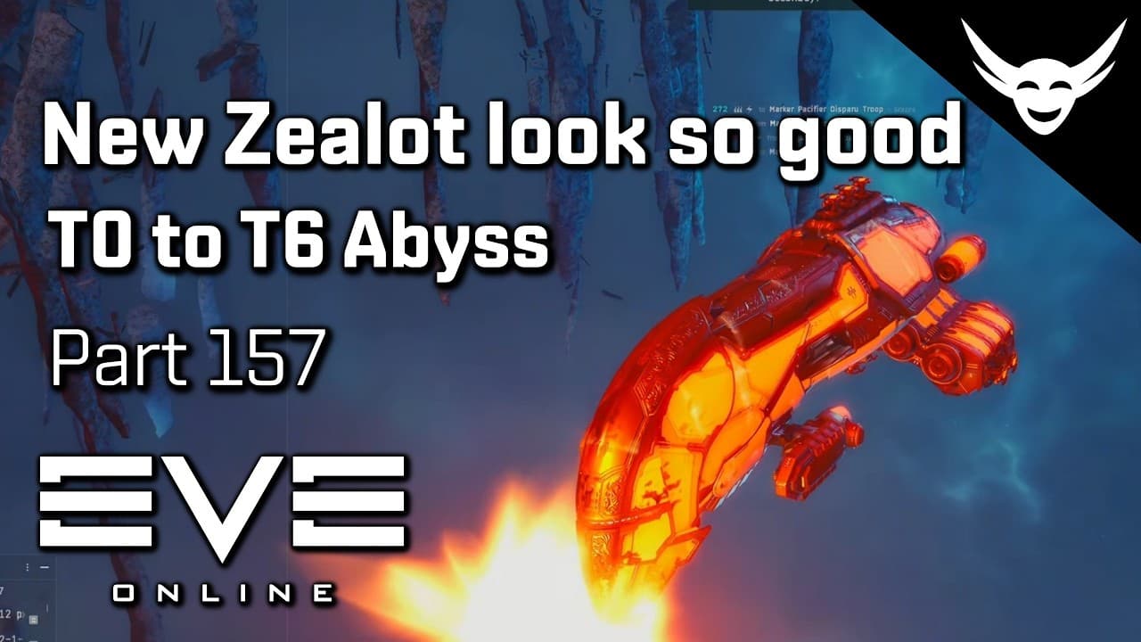EVE Online - love Zealot’s NEW Look + 900+ DPS! - T0 to T6 Abyss Part 157