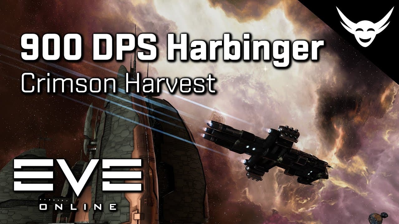 EVE Online - High DPS Harbinger vs Crimson Gauntlet