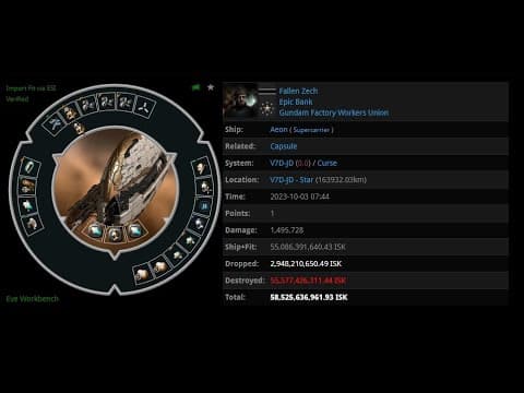 [EVE ONLINE] 03 OCT 2023 Killed Aeon in Curse