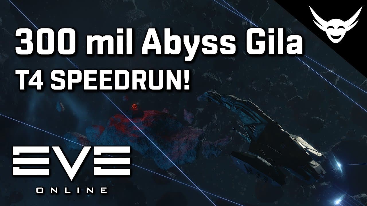 EVE Online - 300mil Gila T4 Abyss Speedrun - Insane Value