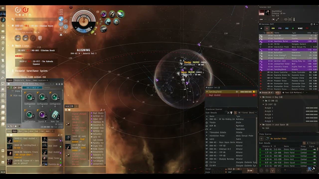 Eve Online Etherium Reach Dread VS ~HAMMER of TITAN~